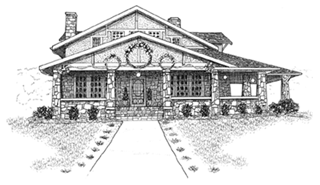 Sketch of Home Coming in Elkin, NC